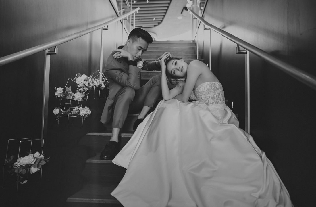Couple portrait reflecting connection and intimacy at 1-Atico wedding