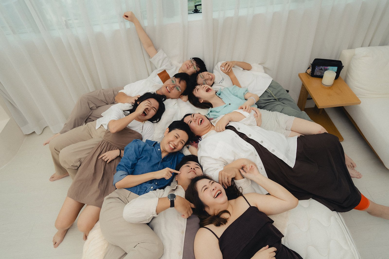 Eclectic family portrait at Studio 19 Singapore showing personality and warmth