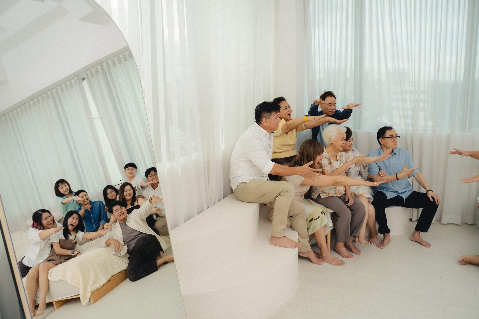 Playful and candid family moments documented at Studio 19 Singapore