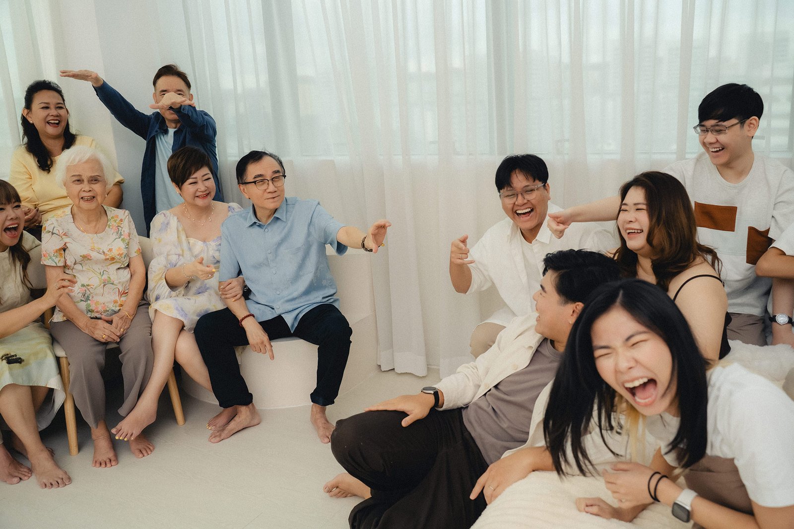 Storytelling family photoshoot at Studio 19 Singapore with candid and honest moments