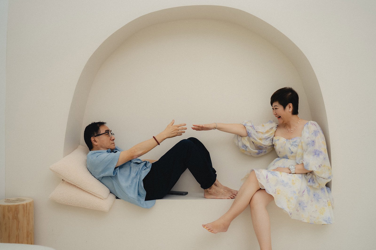 Authentic family connection captured by a Singapore family photographer at Studio 19
