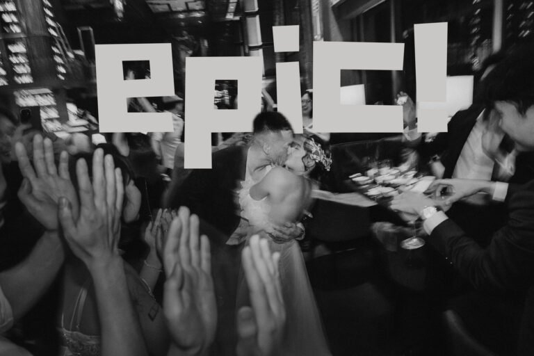 Jared and Xinyu's epic wedding at Atlas bar Singapore, couple kissing