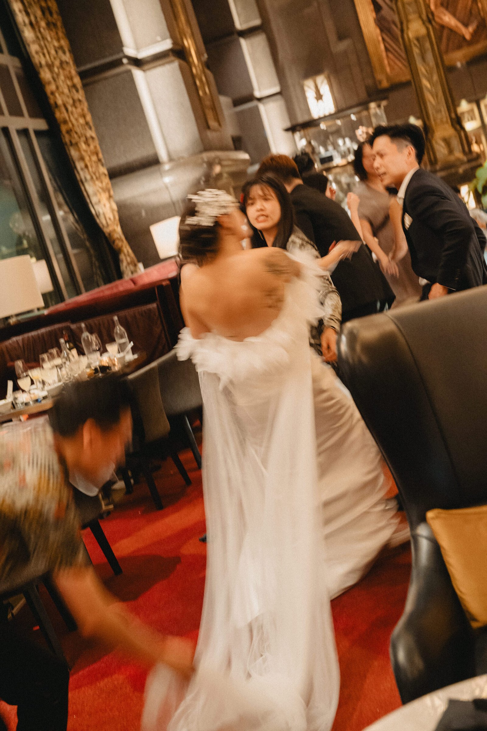 Jared + Xinyu wedding celebration at Atlas Bar Singapore