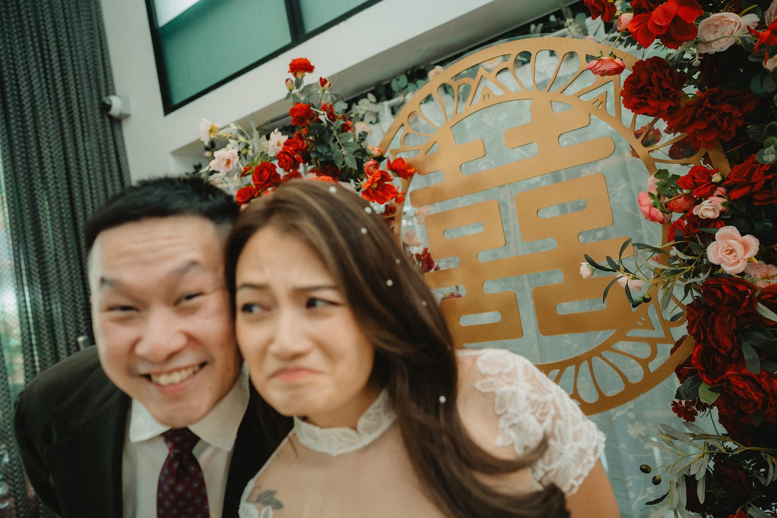Jared and Xinyu wedding photo at Atlas Bar Singapore
